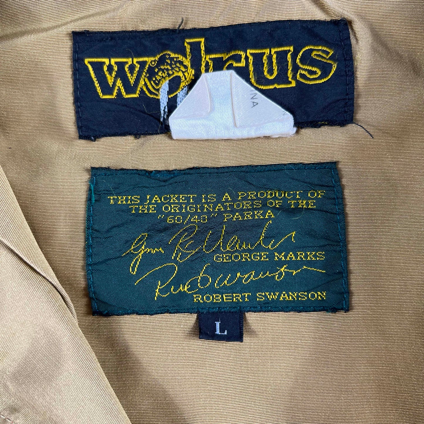 70s/80s Walrus Hooded Jacket- L