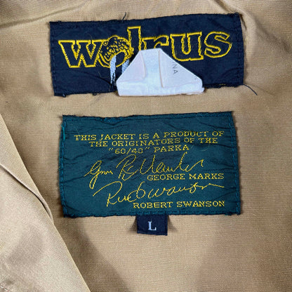 70s/80s Walrus Hooded Jacket- L