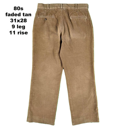 Vintage Baggy Corduroy Pants- SELECT PAIR