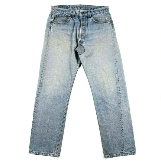 80s Light Wash Levi's 501 Denim- 31x29