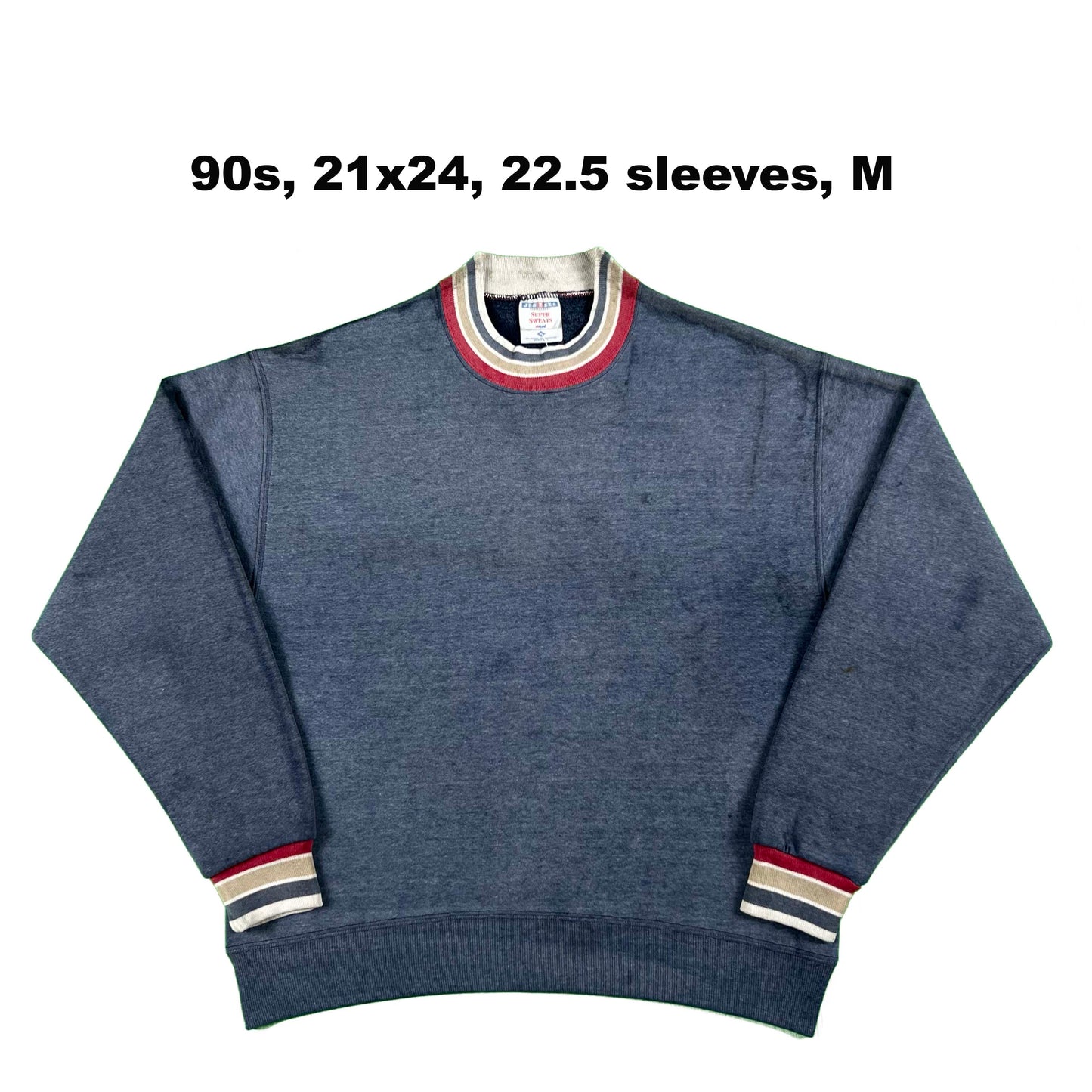 Vintage Blank Blue Sweatshirts- SELECT SWEAT