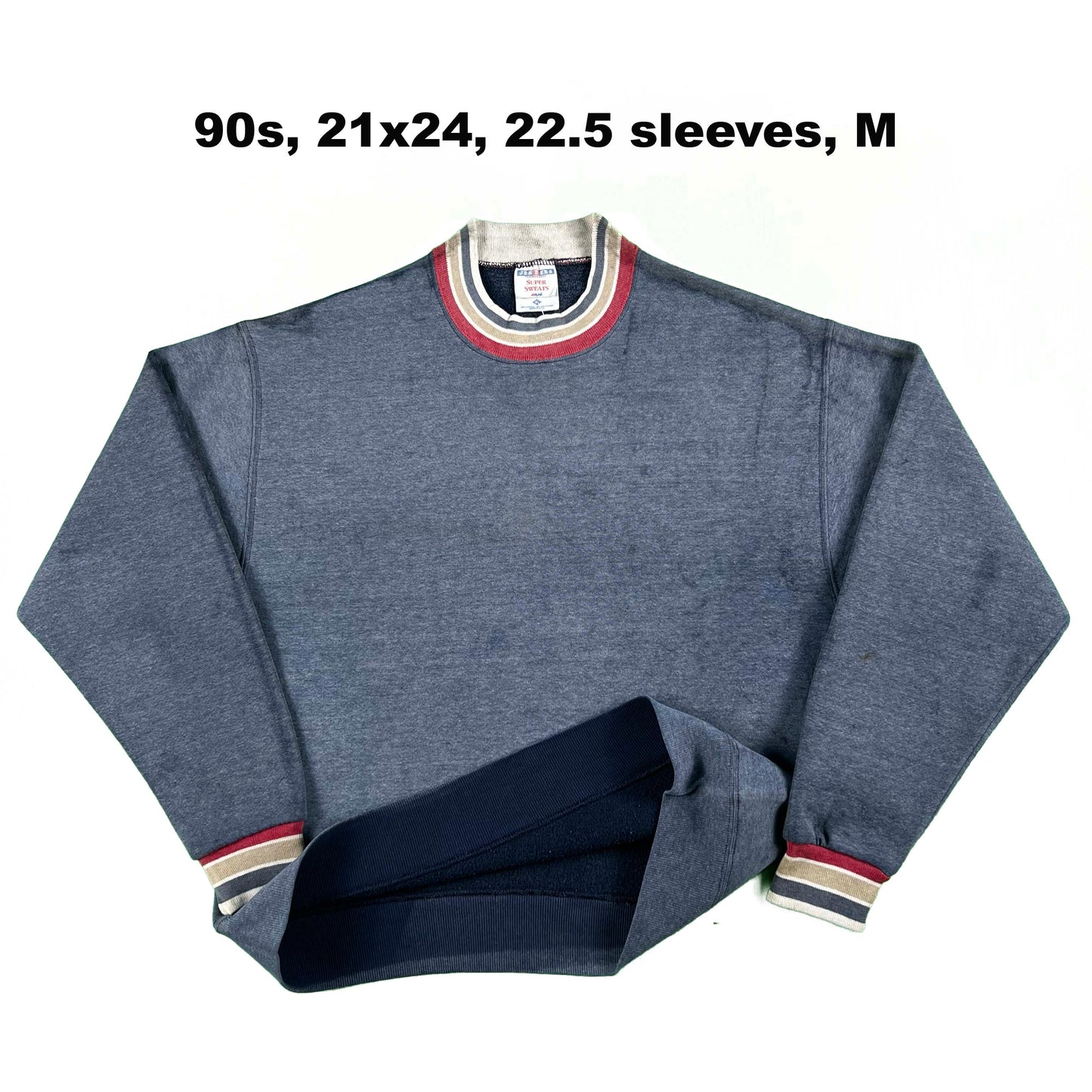 Vintage Blank Blue Sweatshirts- SELECT SWEAT
