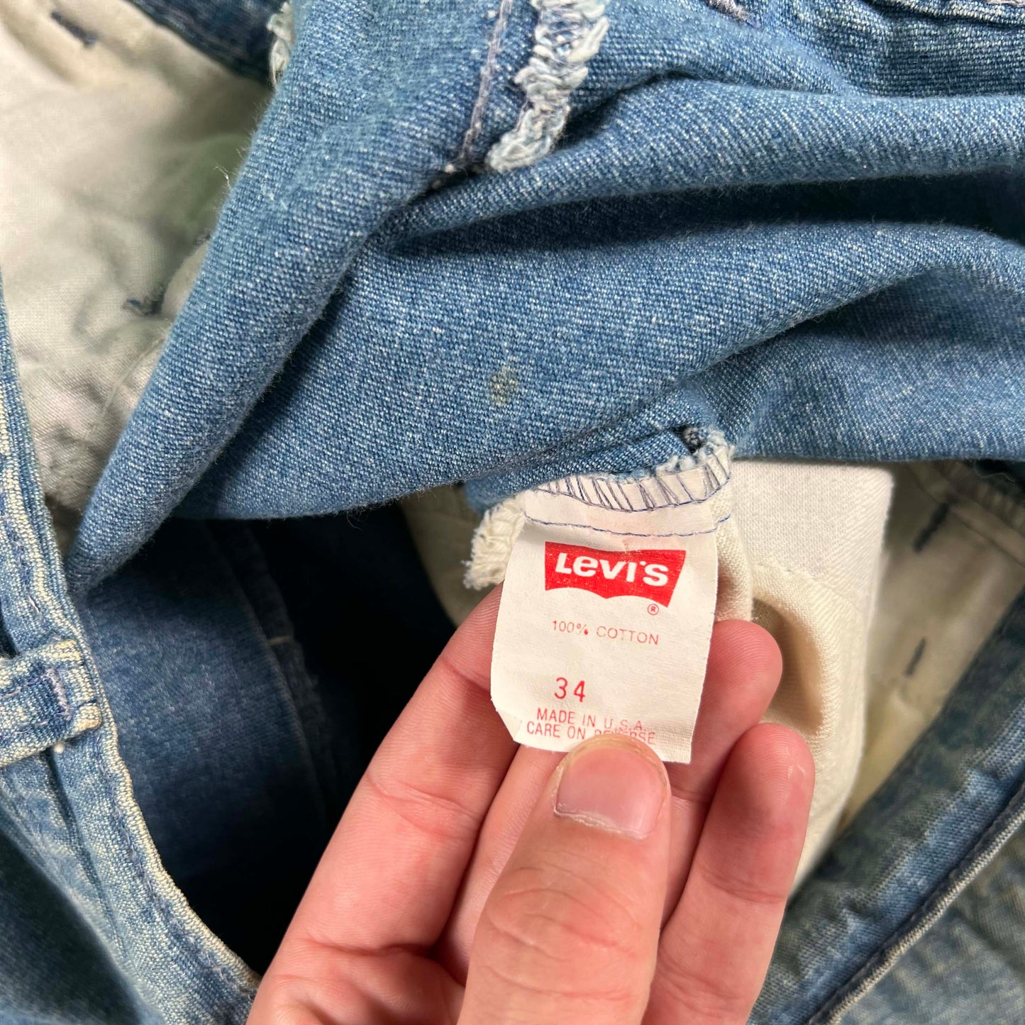 90s Levi's Silvertab Pleated Denim Shorts- 34x8.5