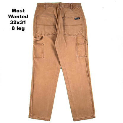 Various Cotton Canvas Carpenter Pants- SELECT PAIR