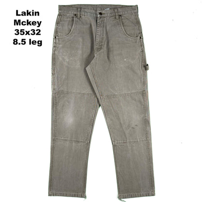 Various Cotton Canvas Carpenter Pants- SELECT PAIR