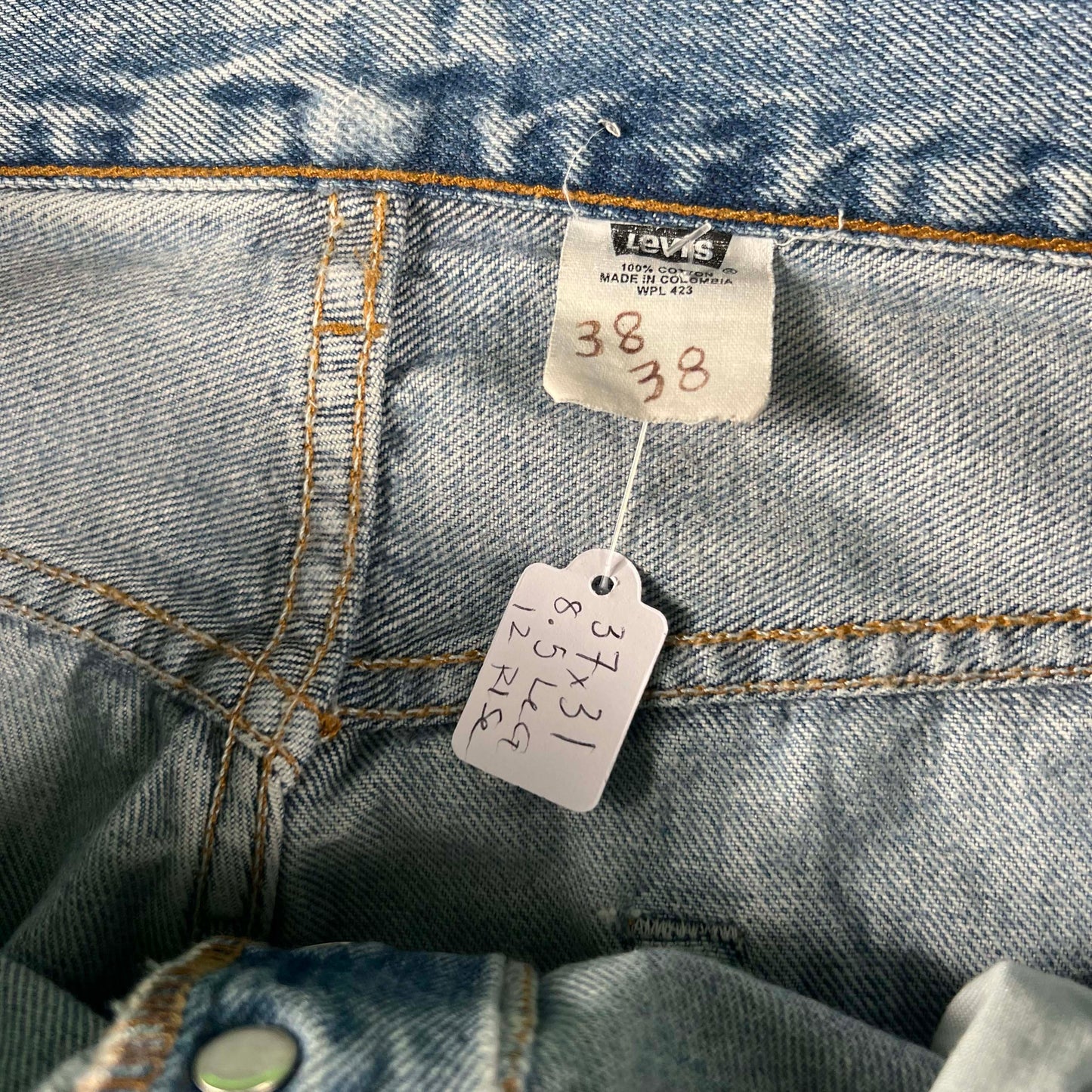 90 Levi's 501 Painter's Denim- 37x31