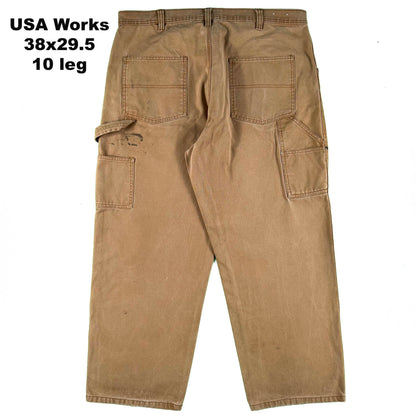 Various Cotton Canvas Carpenter Pants- SELECT PAIR