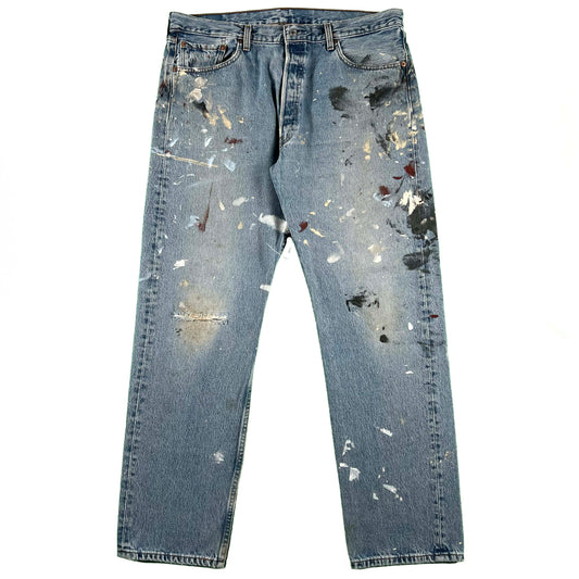90 Levi's 501 Painter's Denim- 37x31