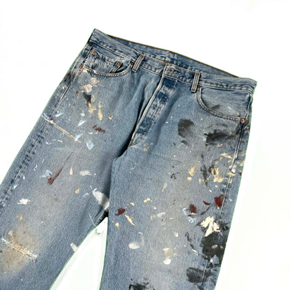 90 Levi's 501 Painter's Denim- 37x31