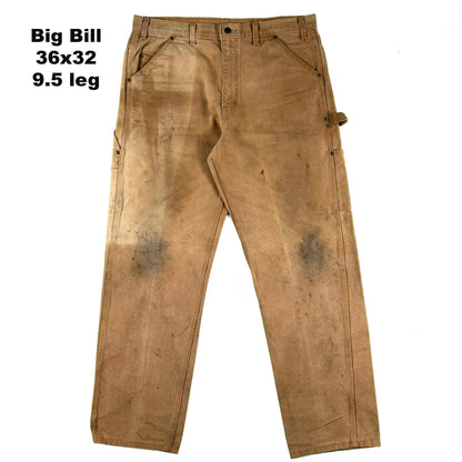 Various Cotton Canvas Carpenter Pants- SELECT PAIR
