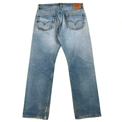 00s Nicely Worn & Repaired Levi's 501 Denim- 34x32