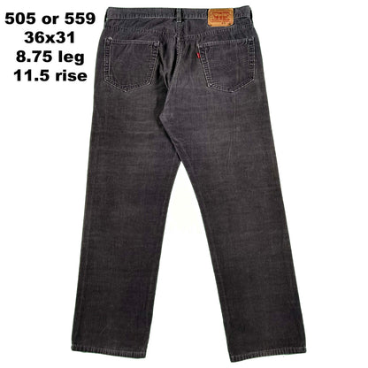 Vintage Baggy Levi's 559 & 569 Corduroy Pants- SELECT PAIR