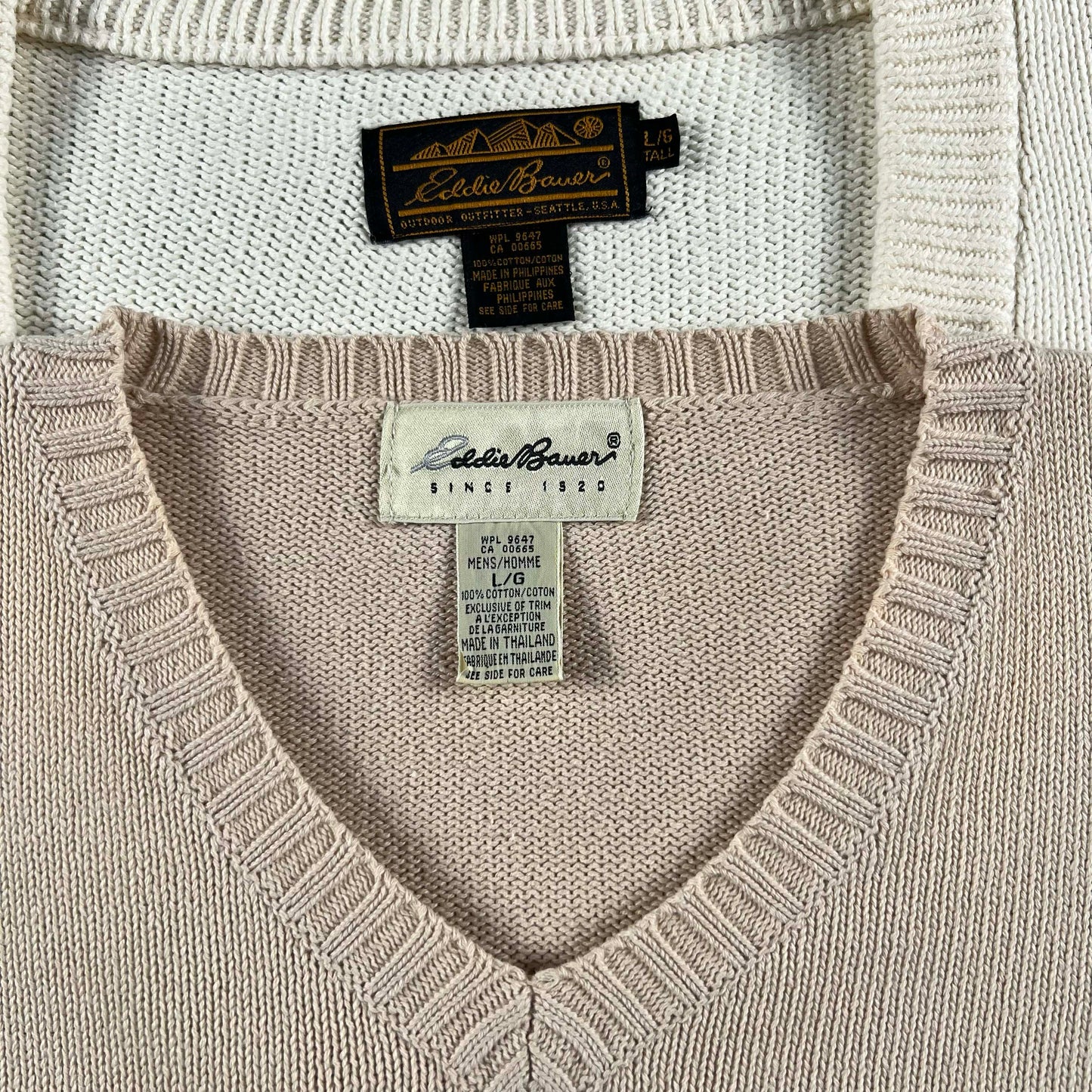 Vintage Eddie Bauer 100% Cotton Sweaters- SELECT SWEATER