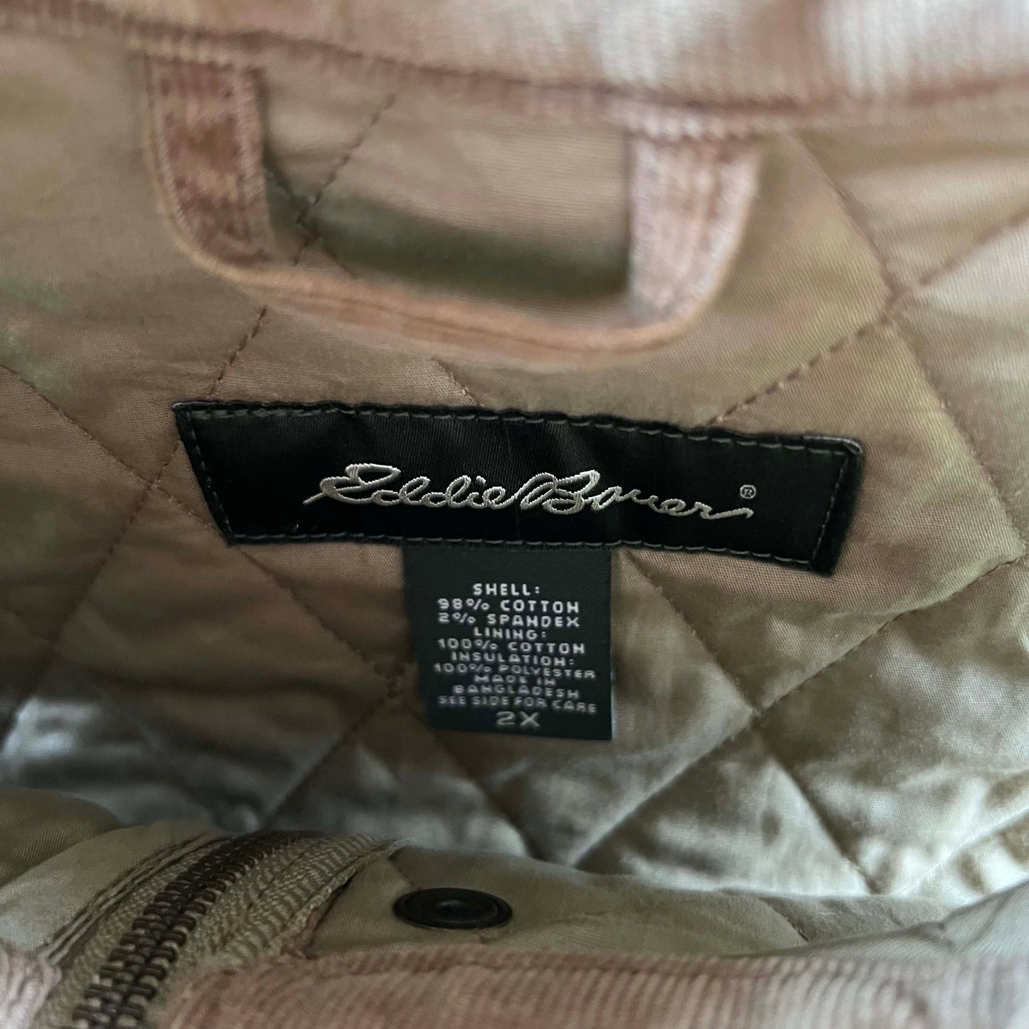 Eddie Bauer Corduroy Vest- L