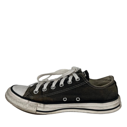 Faded Black Beat Up Converse- M's 6.5, W's 8