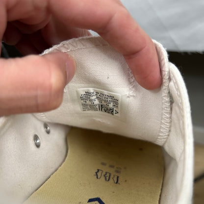White Converse- M's 10, W's 11.5