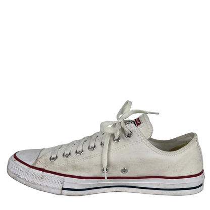 White Converse- M's 10, W's 11.5