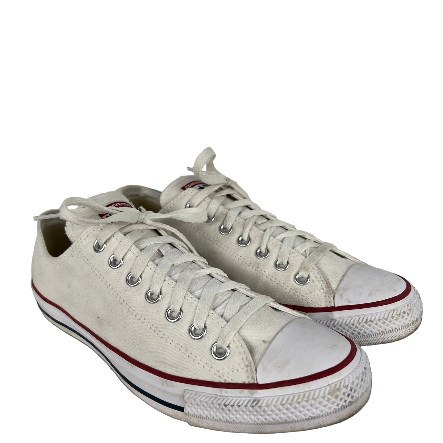 White Converse- M's 10, W's 11.5
