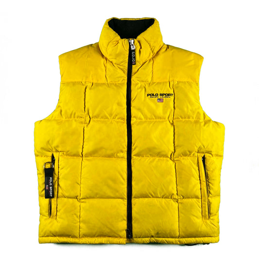 90s Polo Sport Down Vest- M