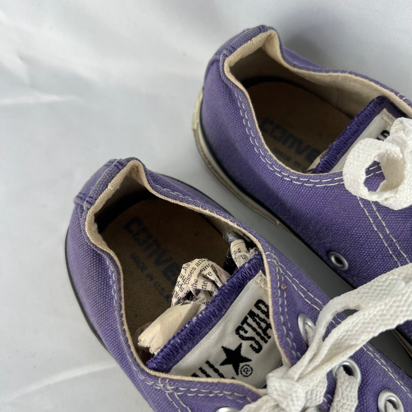 80s Lilac Purple Made in USA Converse- M's 6, W's 7.5