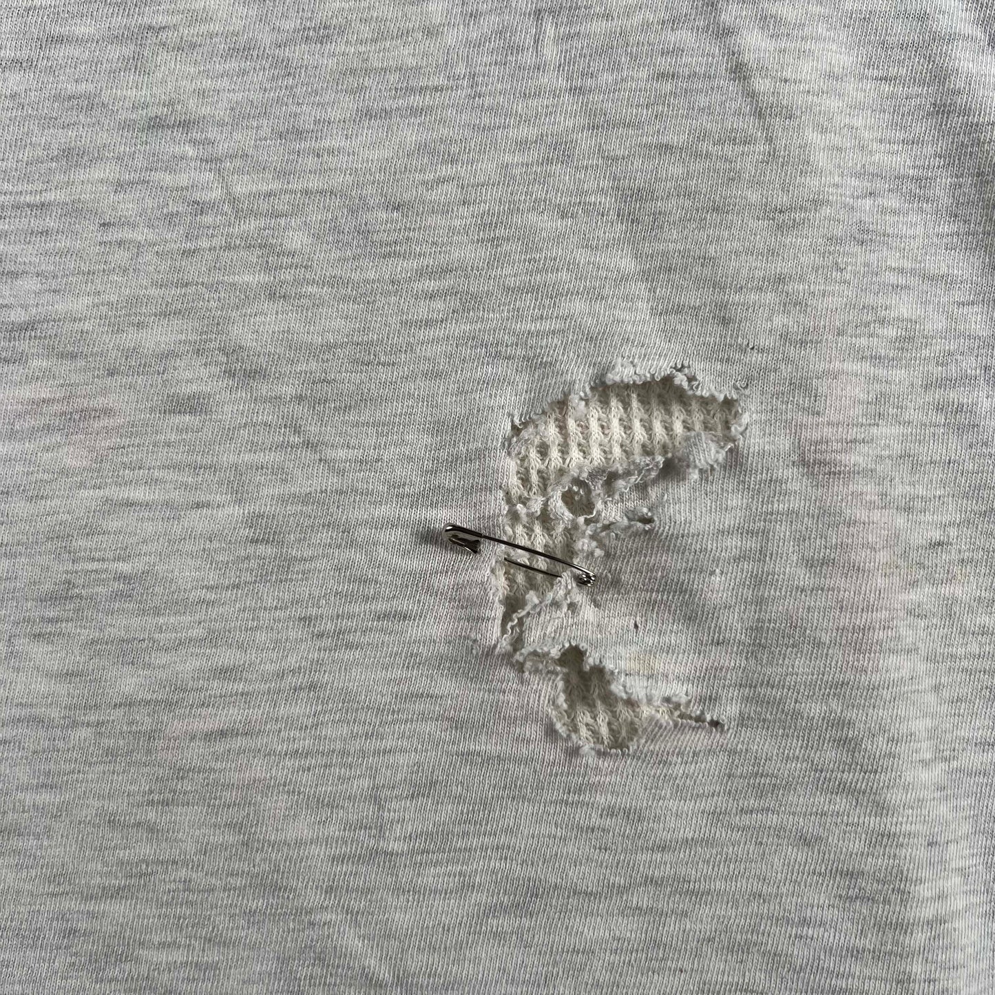 90s Thrashed Stanford Delta Gamma Tee & Waffle Knit Thermal- XL