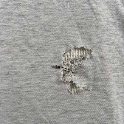 90s Thrashed Stanford Delta Gamma Tee & Waffle Knit Thermal- XL