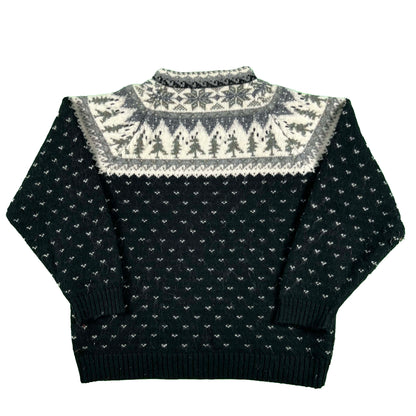 90s Eddie Bauer Forest Sweater- S