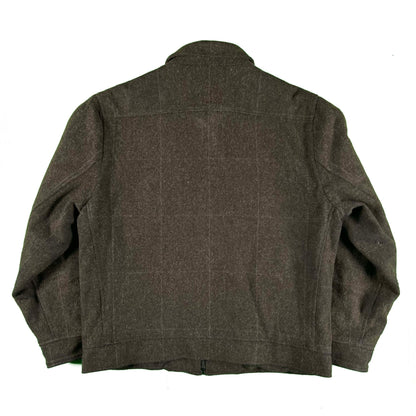 2004 Gap Brown Plaid Quilt Lined Jacket- M