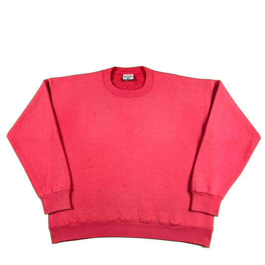 90s Salmon Pink Lee Sweatshirt- L