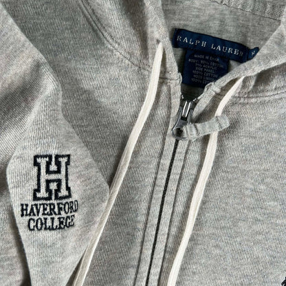 Ralph Lauren Haverford College Grey z/u Hoodie- S