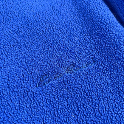 90s/00s Eddie Bauer Cobalt Blue Fleece Jacket- M