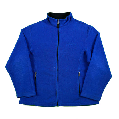 90s/00s Eddie Bauer Cobalt Blue Fleece Jacket- M