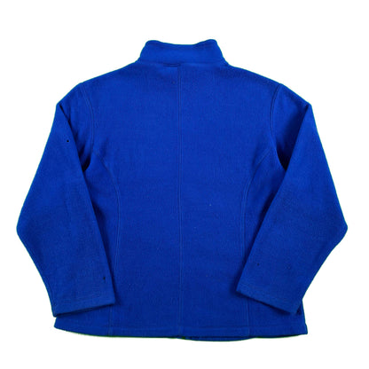 90s/00s Eddie Bauer Cobalt Blue Fleece Jacket- M
