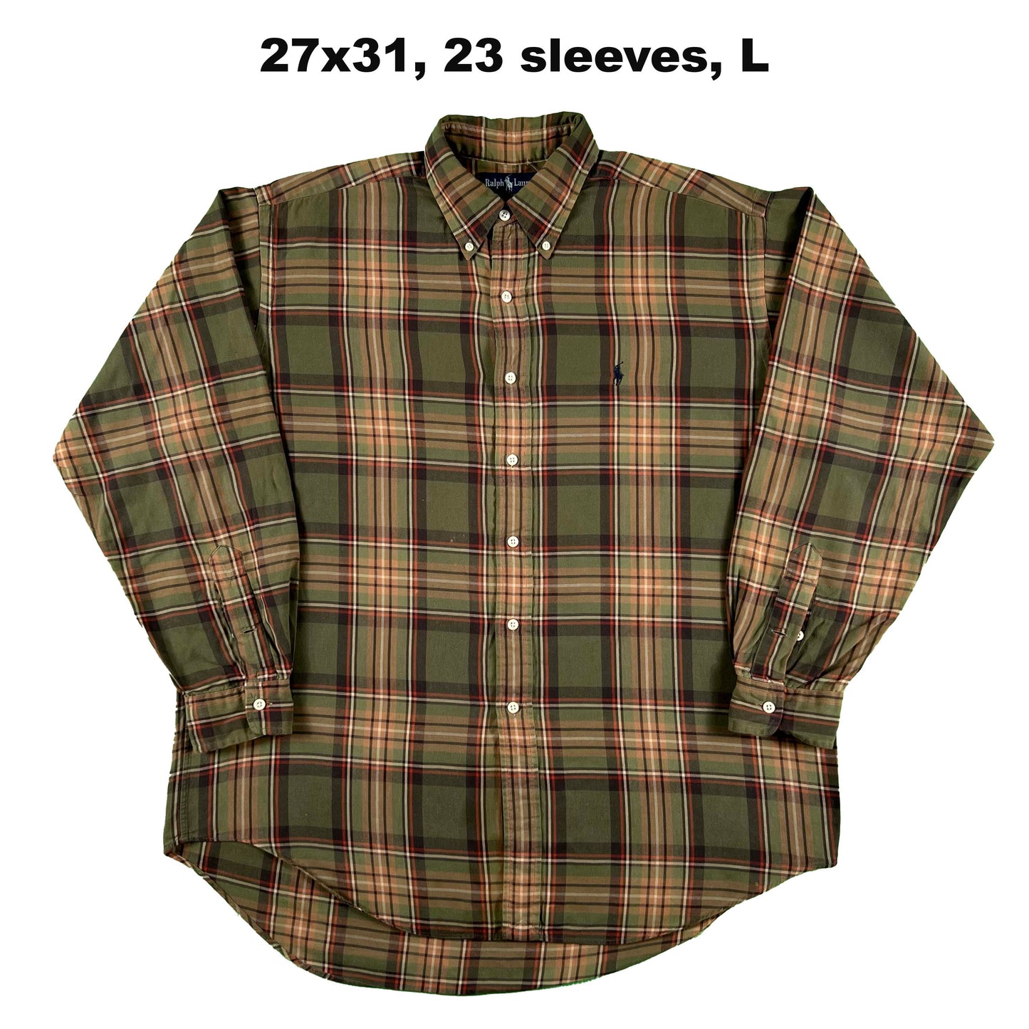 Vintage Ralph Lauren 100% Cotton Button Up Shirts- SELECT SHIRT