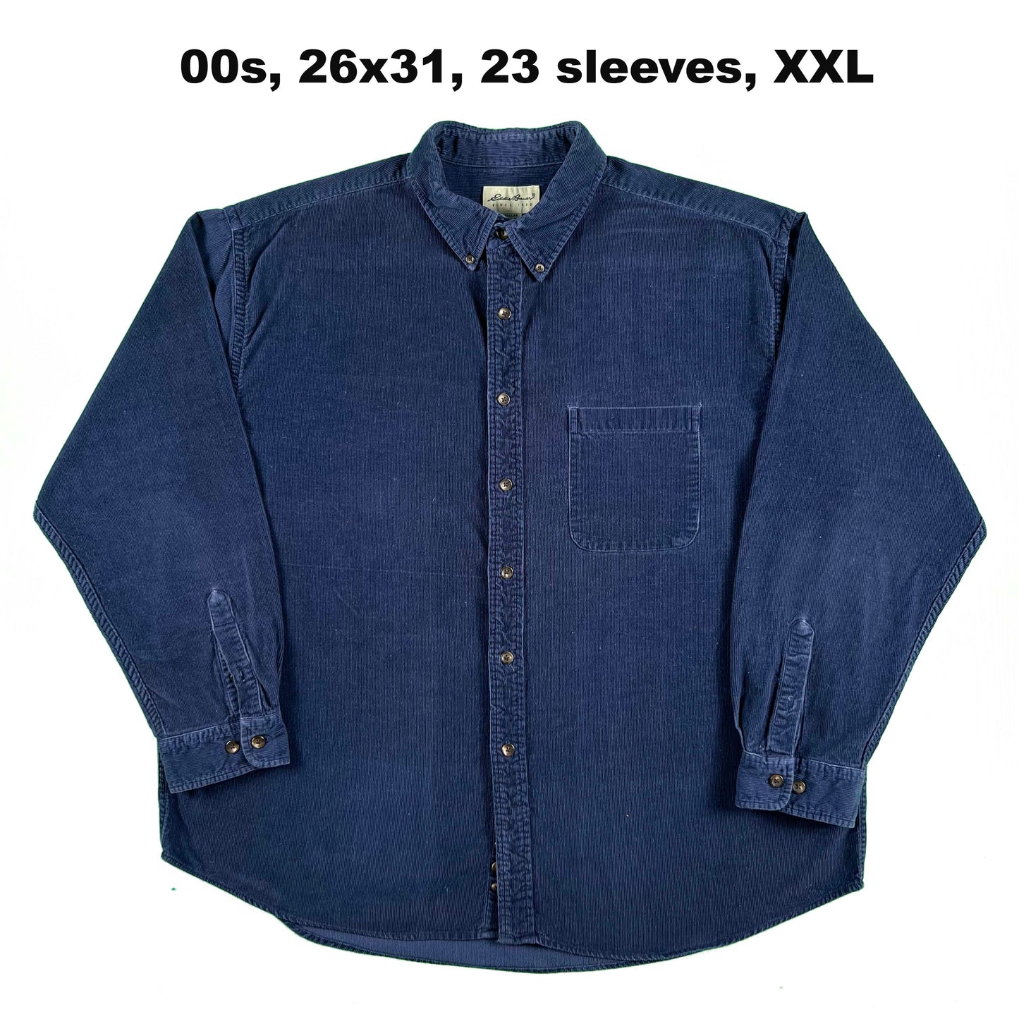 90s Faded Red Eddie Bauer Corduroy Shirt- M
