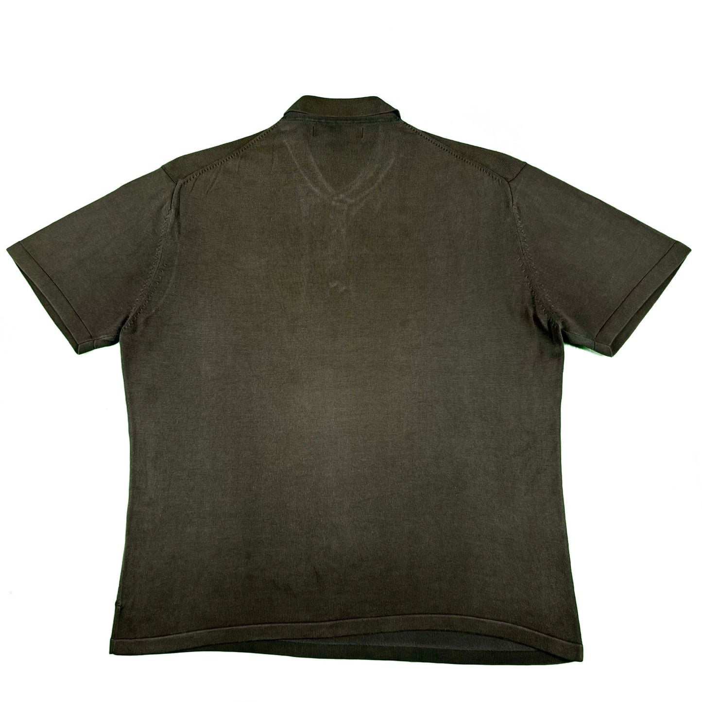 2002 Banana Republic Sun Faded Cotton Silk Polo- L