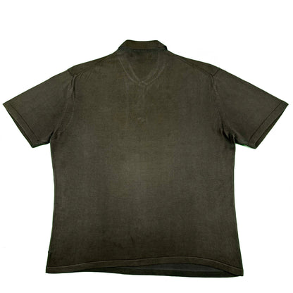 2002 Banana Republic Sun Faded Cotton Silk Polo- L