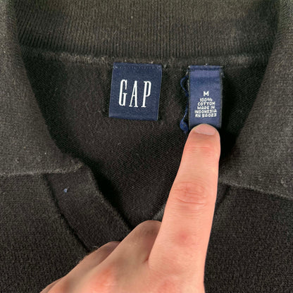 90s Gap Cotton Knit Polo- L