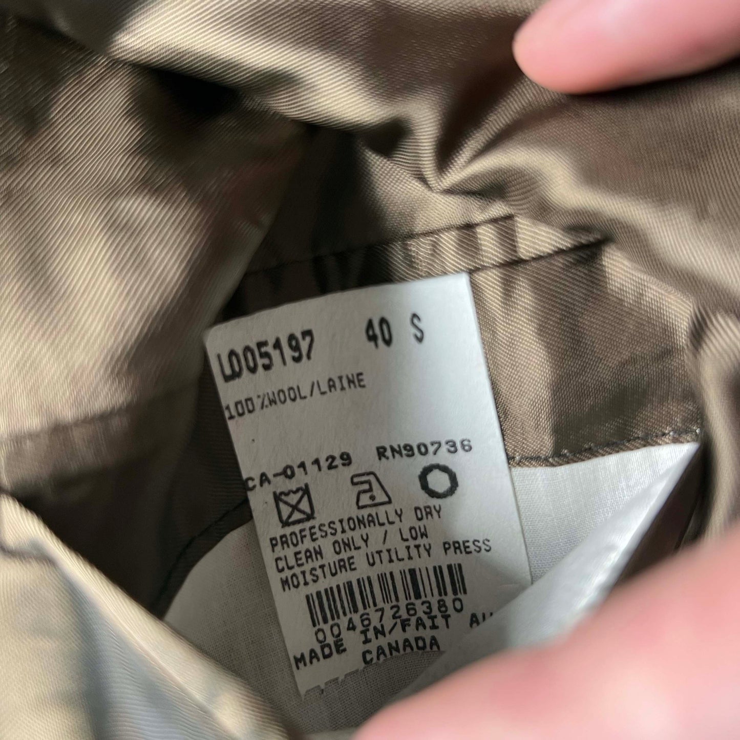 Vintage Made in Canada Ralph Lauren Blazer- 40S