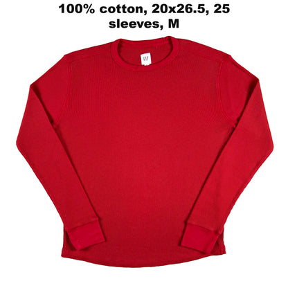 Vintage Gap Waffle Knit Thermals- SELECT SHIRT