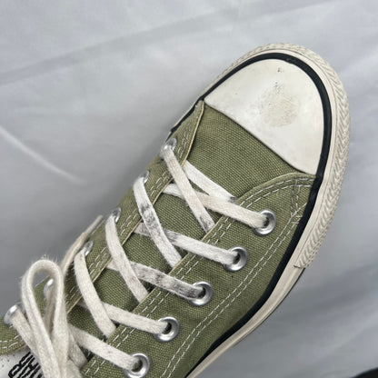 Faded Olive Green Converse- M's 5, W's 6.5