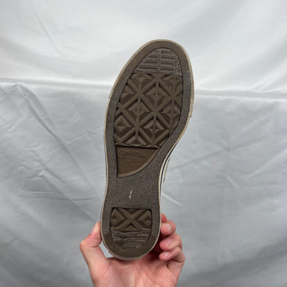 Faded Olive Green Converse- M's 5, W's 6.5