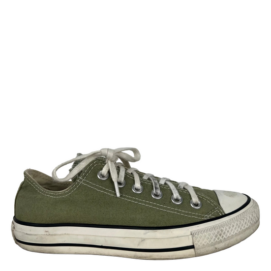 Faded Olive Green Converse- M's 5, W's 6.5