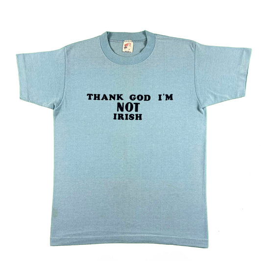 80s Thank God I'm Not Irish Tee- M