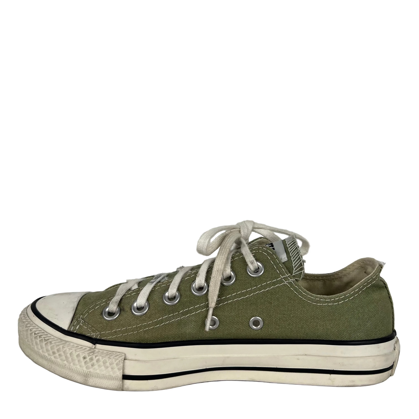 Faded Olive Green Converse- M's 5, W's 6.5