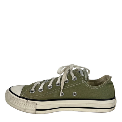 Faded Olive Green Converse- M's 5, W's 6.5