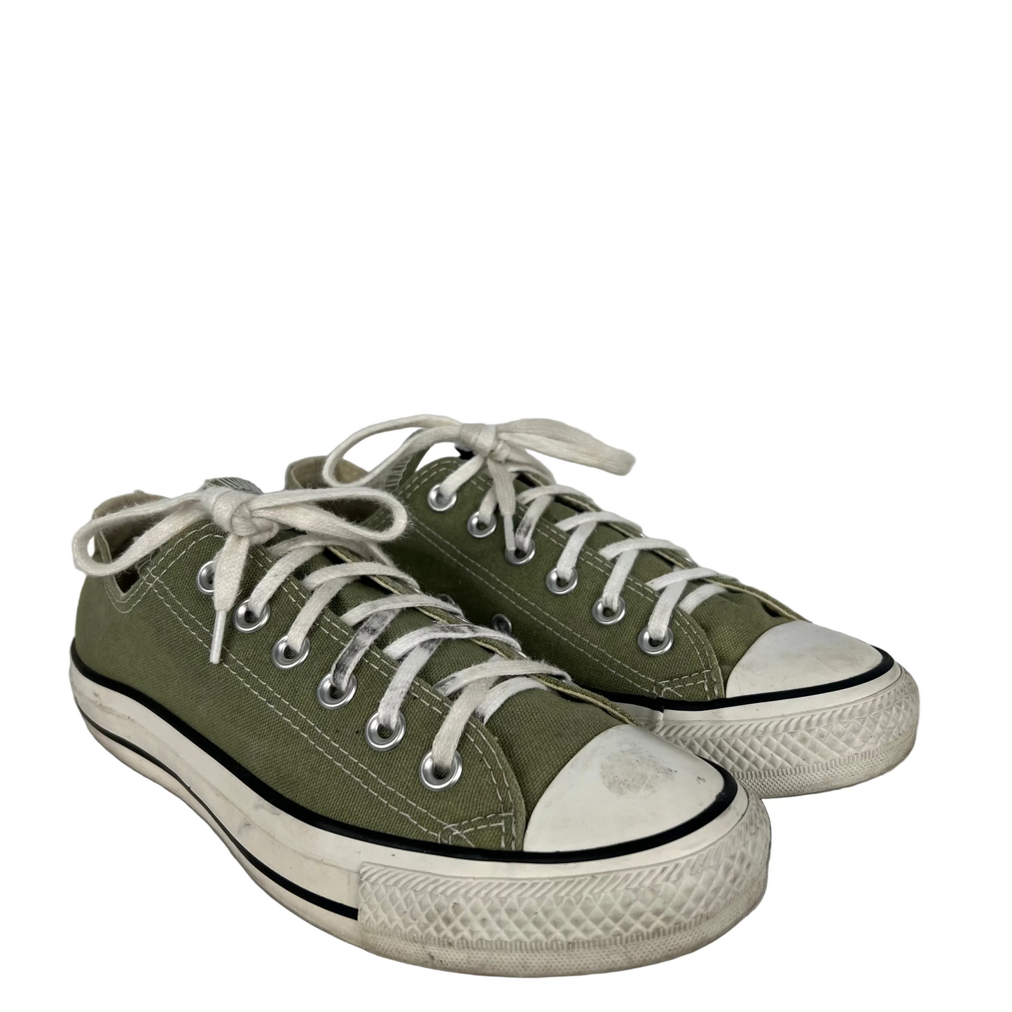 Faded Olive Green Converse- M's 5, W's 6.5