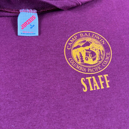 80s/90s Columbia Pacific Council Camp Baldwin Tee- L