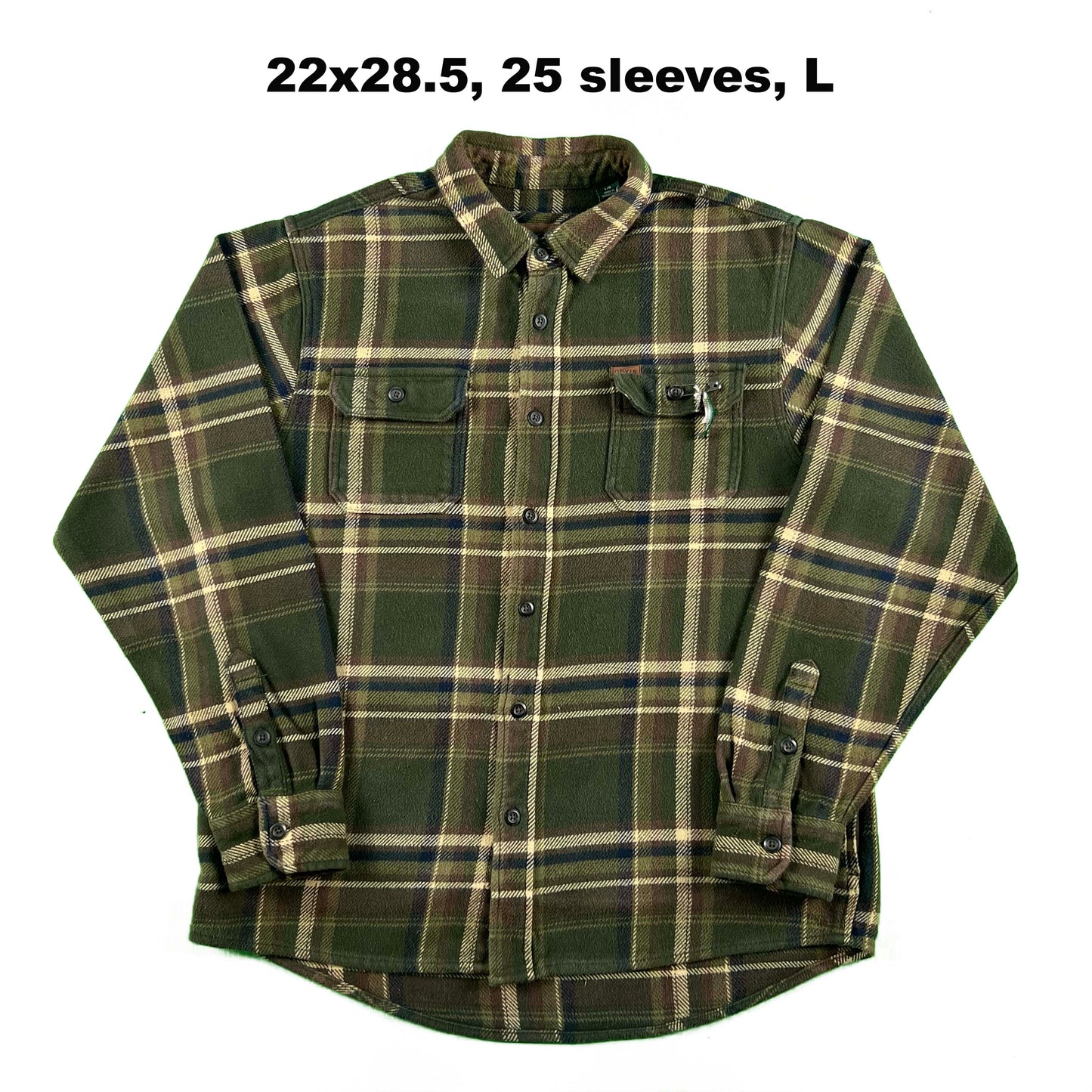 00s Orvis Heavyweight Cotton Charm Flannels w Pockets- SELECT SHIRT