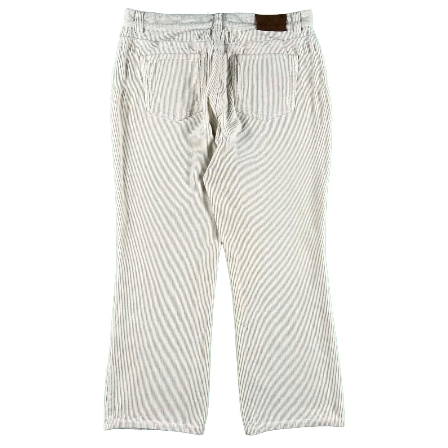 00s Lauren Jeans Co Ralph Lauren Creamy White Corduroy Pants- 31x26